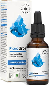 Floradrop โปรไบโอติกส์ไมโครแคปซูลเลต Lactobacillus rhamnosus gg - 20ml AURA HERBALS